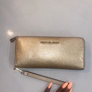 Gold Large Michael Kors Wallet